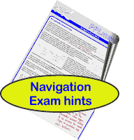 Exam hints for passing the PPL Navigation examination